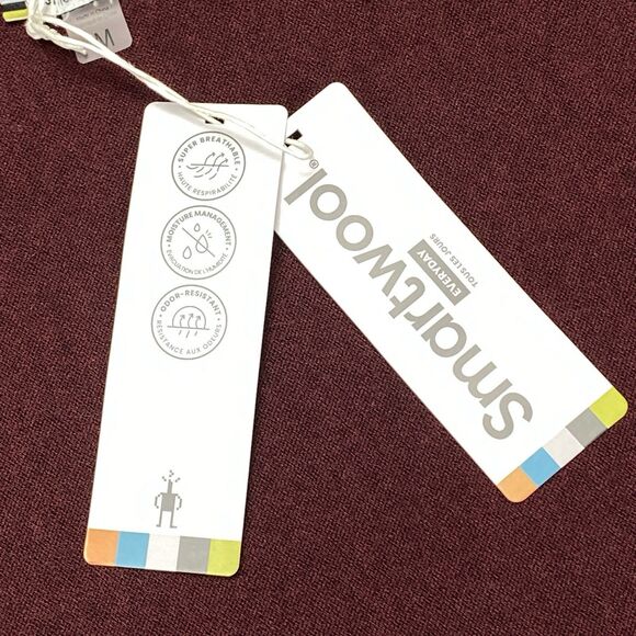 Smartwool Edgewood Poncho Sweater Black Cherry Heather Women's Size M MSRP: $120 - Picture 6 of 16